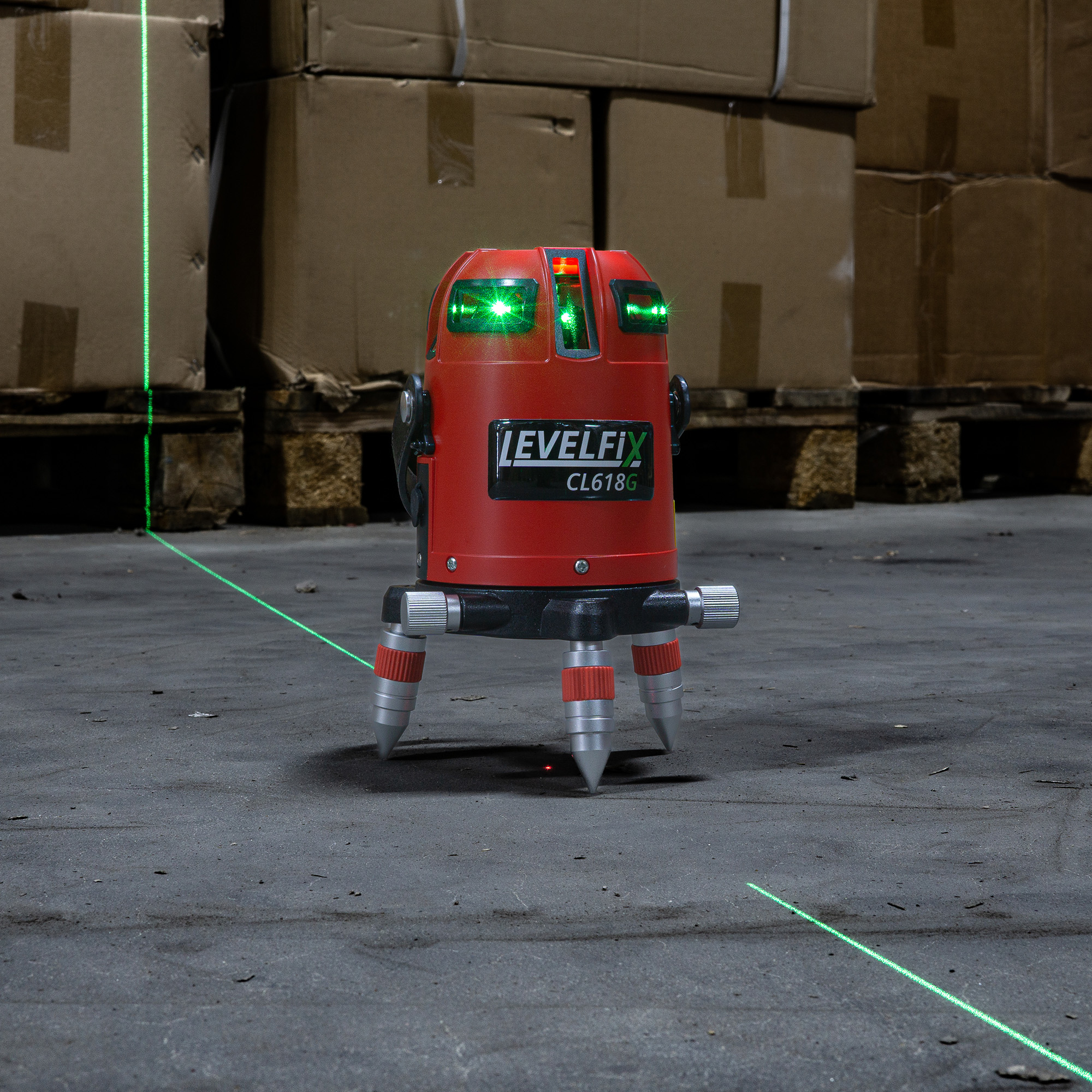 LEVELFIX CL618G SERVO MULTI LIJNLASER GROEN - Afbeelding 2
