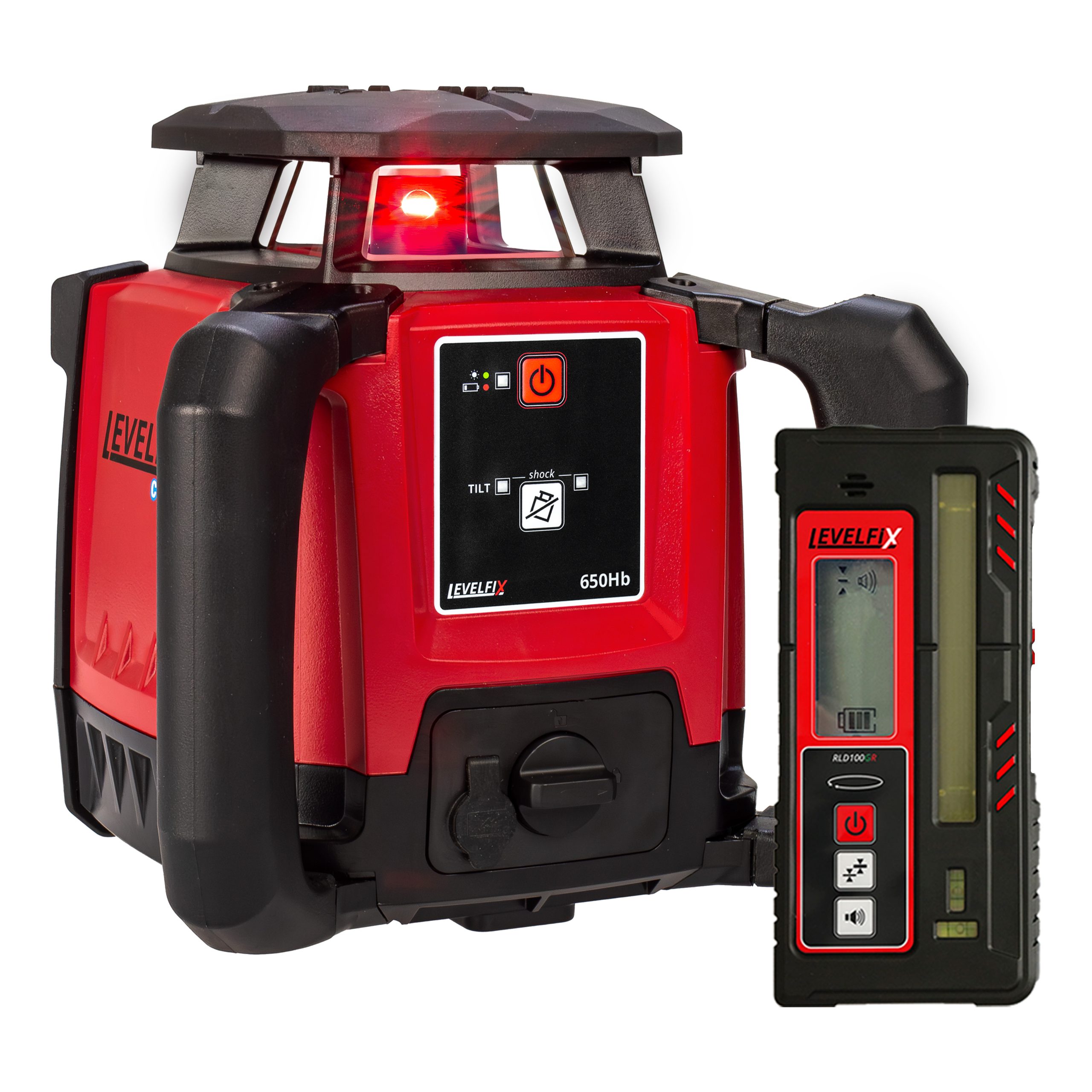 LEVELFIX 650Hb HORIZONTALE BOUWLASER MET BASIS ONTVANGER