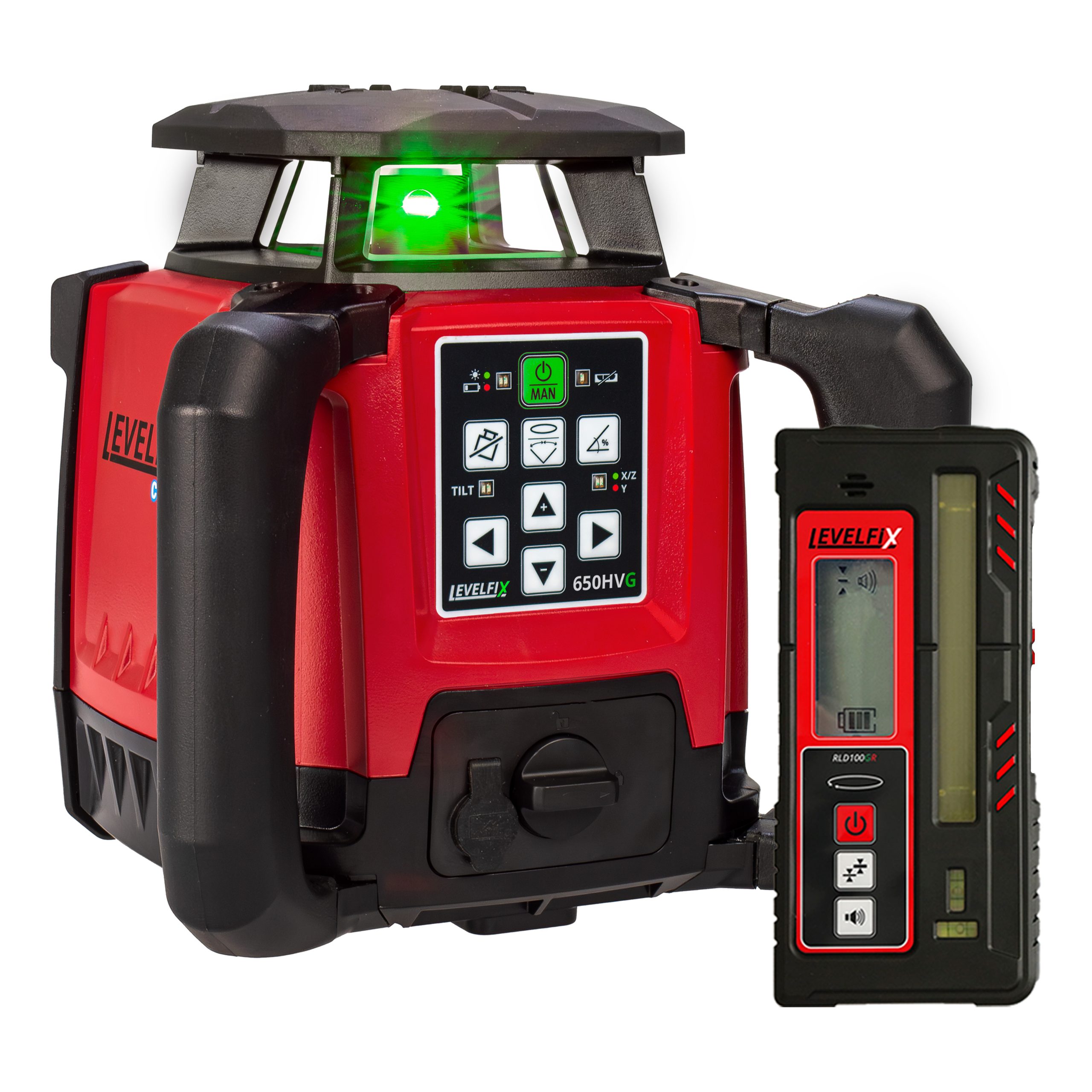 LEVELFIX 650HVG GREEN MULTIFUNCTIONAL HORIZONTAL VERTICAL CONSTRUCTION LASER