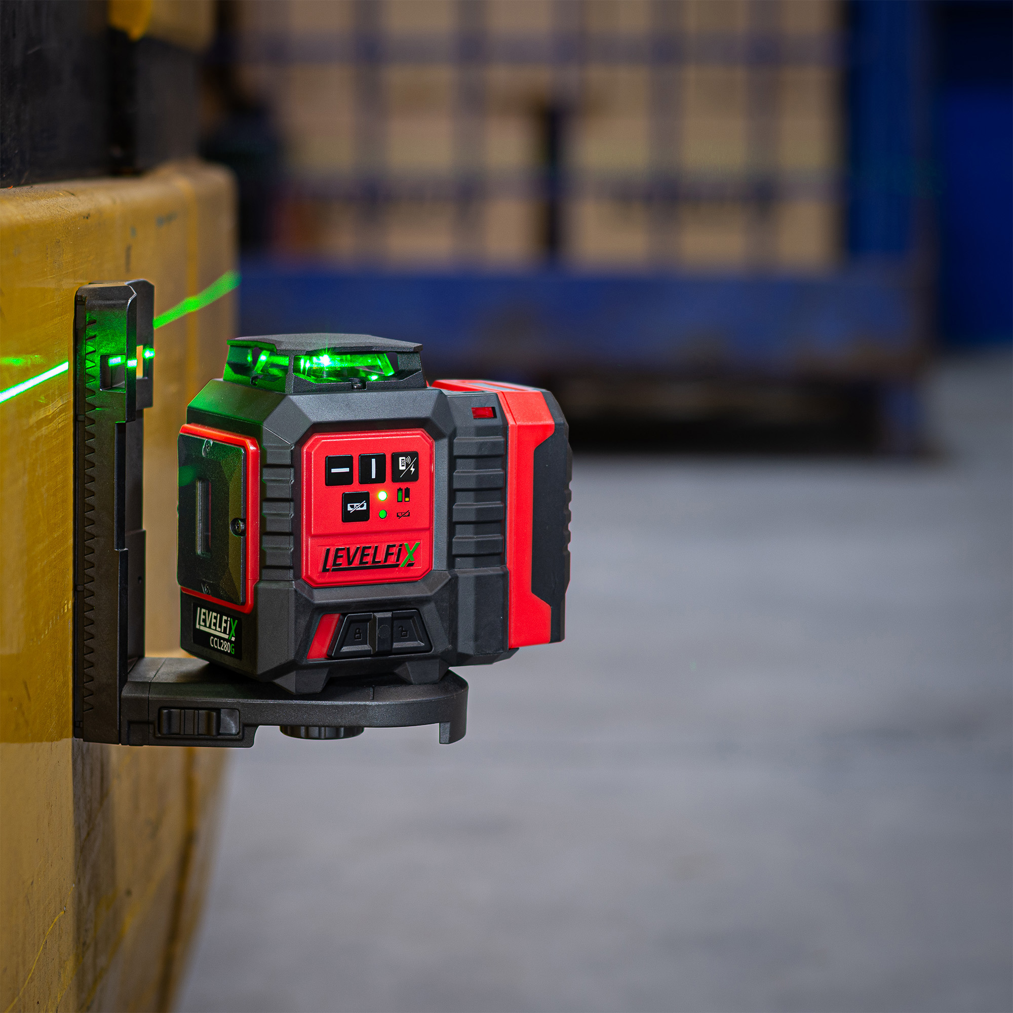 LEVELFIX CCL280G GROENE 2D LIJNLASER, 360° H / 2 V - Afbeelding 8