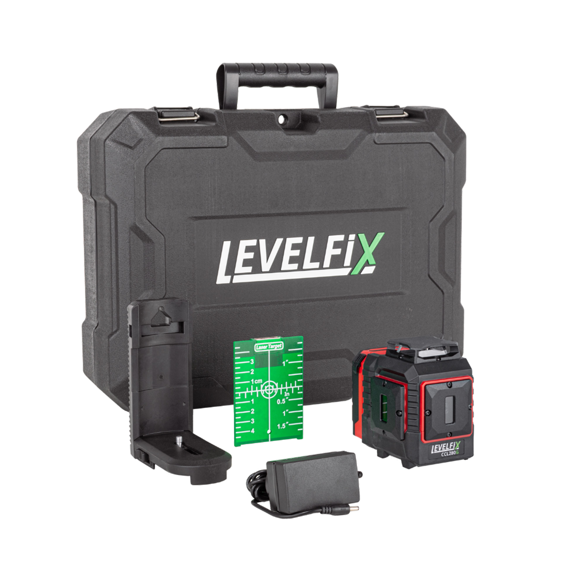 LEVELFIX CCL280G GROENE 2D LIJNLASER, 360° H / 2 V - Afbeelding 10