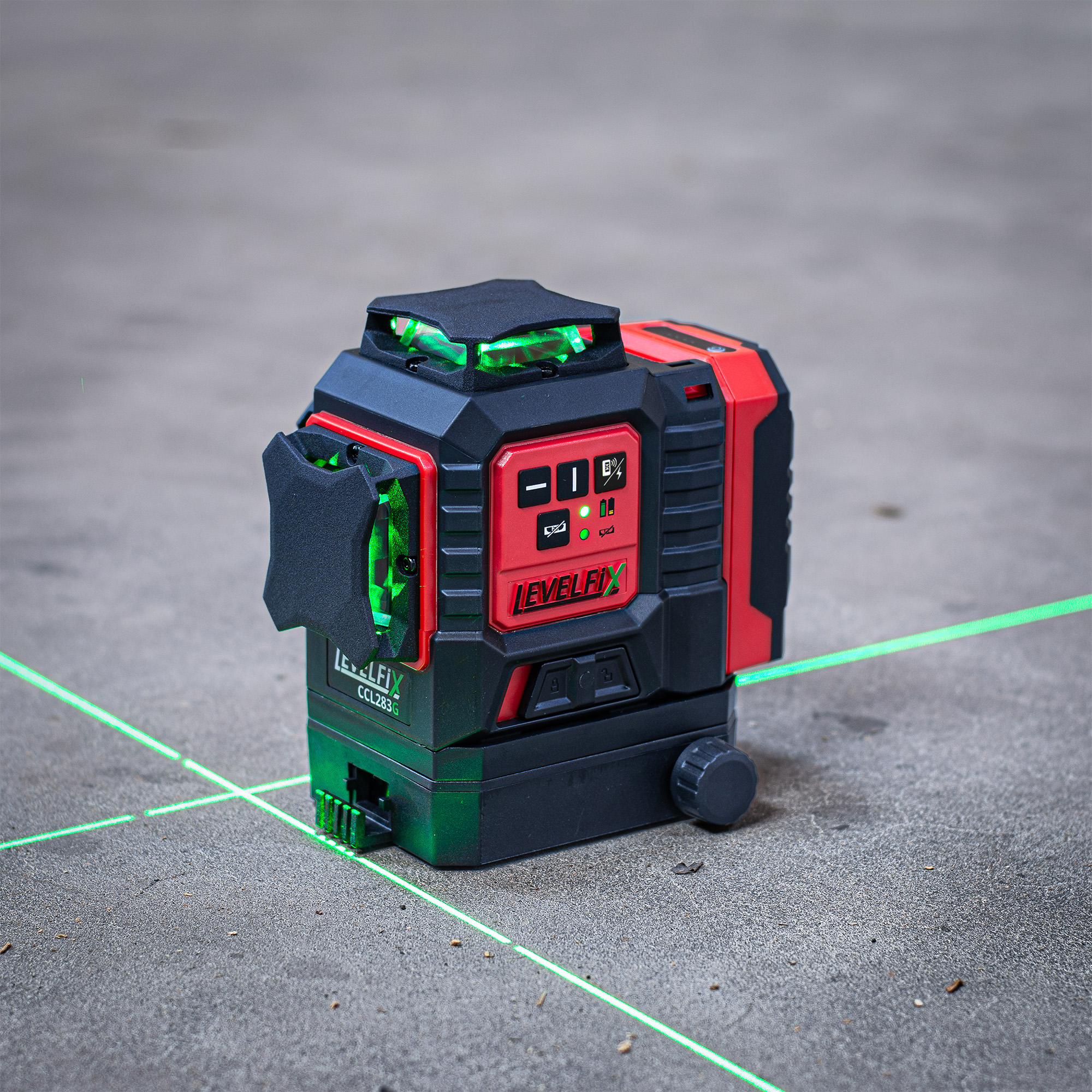 LEVELFIX CCL283G GROENE 3D MULTI LIJNLASER 3X 360° - Afbeelding 8