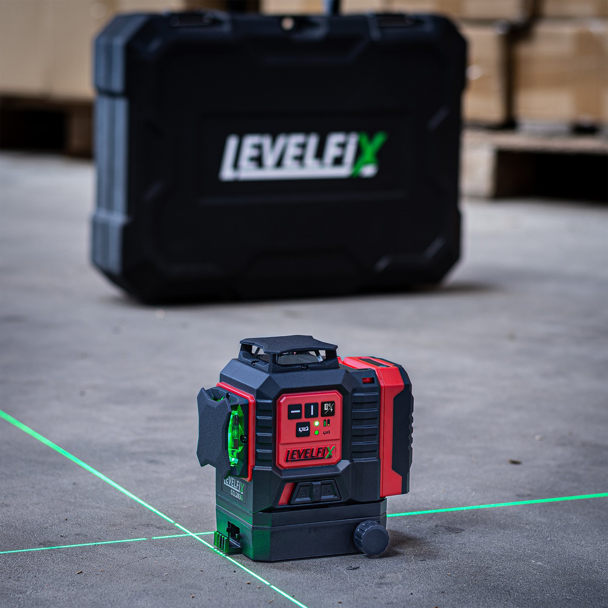 LEVELFIX CCL283G GROENE 3D MULTI LIJNLASER 3X 360° - Afbeelding 9