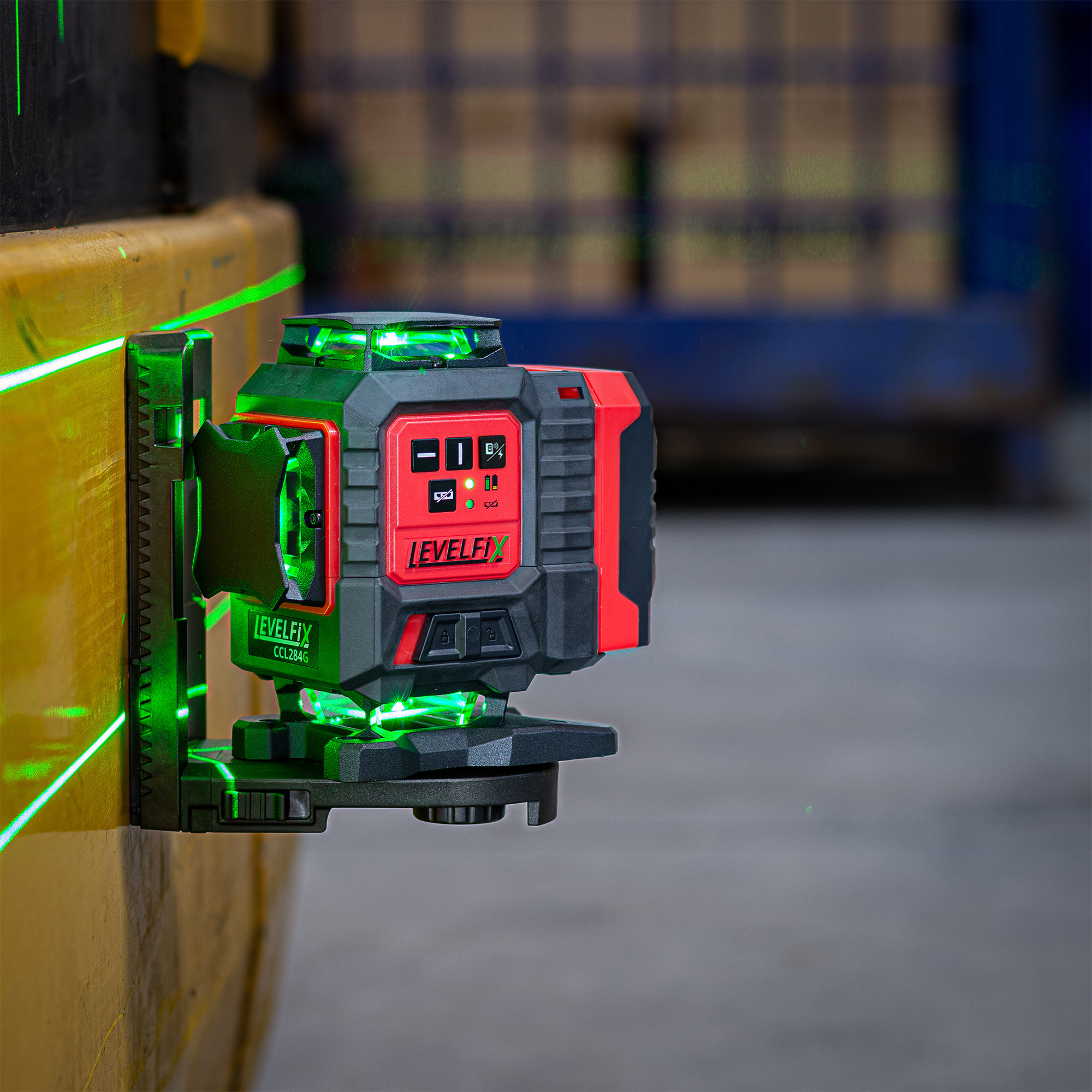 LEVELFIX CCL284G GROENE 4D MULTI LIJNLASER 4X 360° - Afbeelding 9