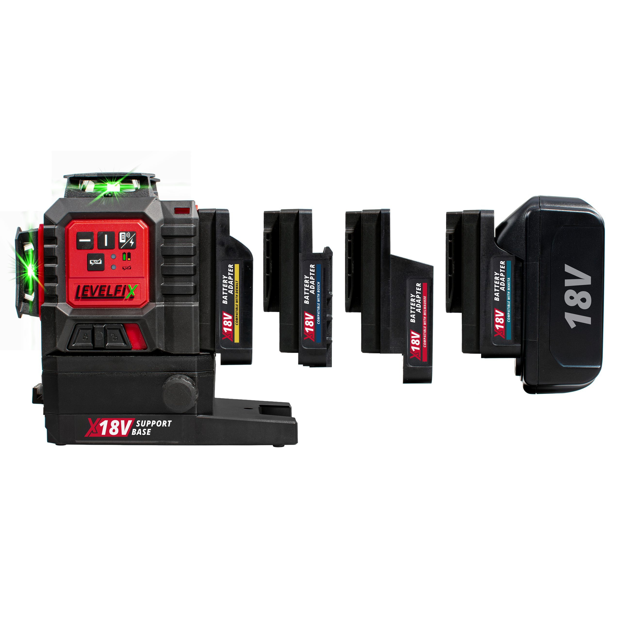 LEVELFIX X18V SMART BATTERY ADAPTER VOOR BOSCH - Afbeelding 3