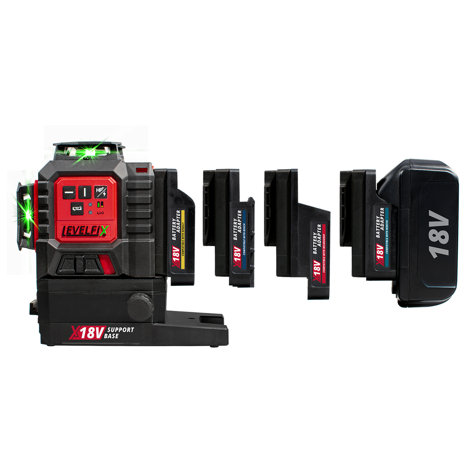 LEVELFIX X18V SMART BATTERY ADAPTER VOOR BOSCH - Afbeelding 3