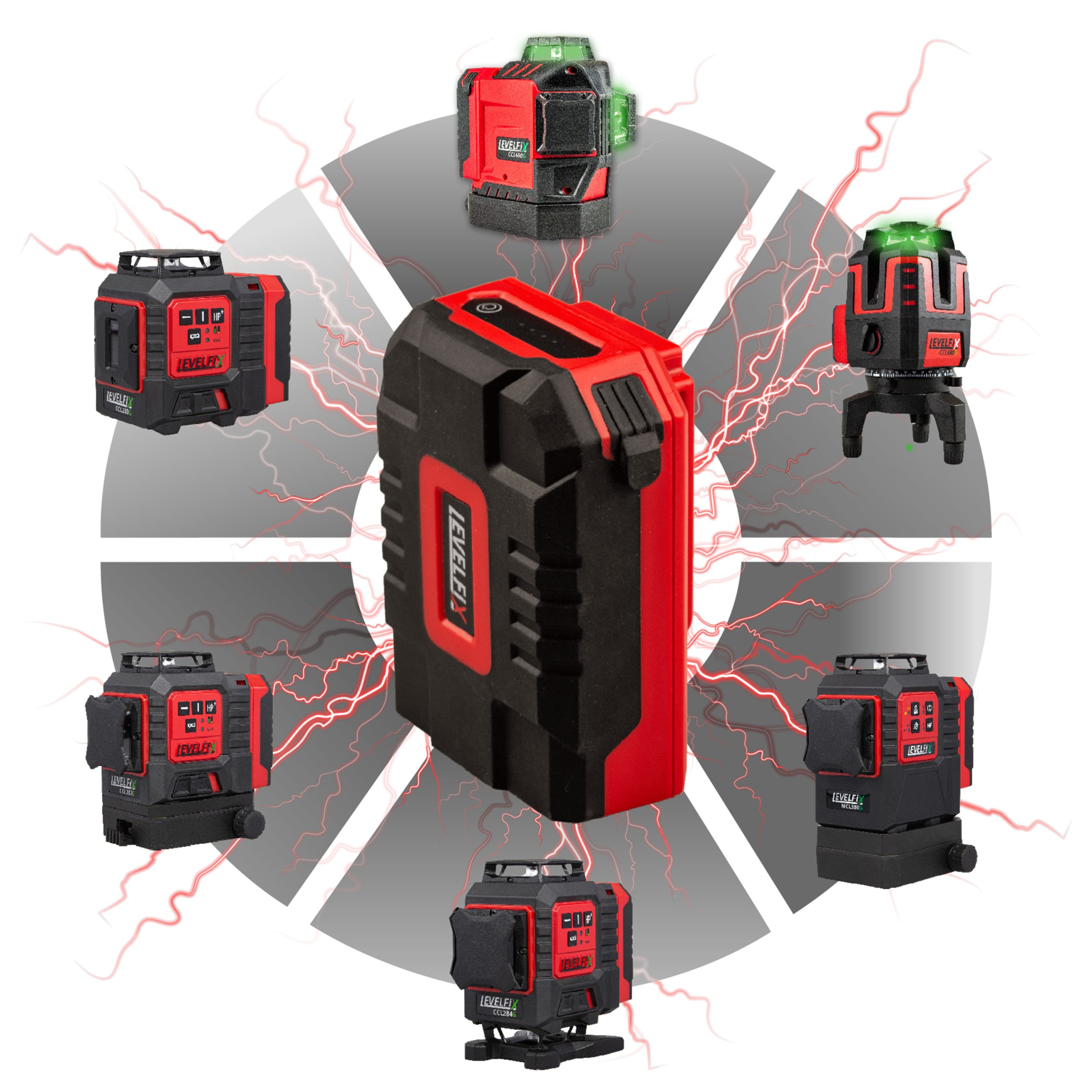 LEVELFIX XPOWER ACCU MET LADER SET - Afbeelding 2