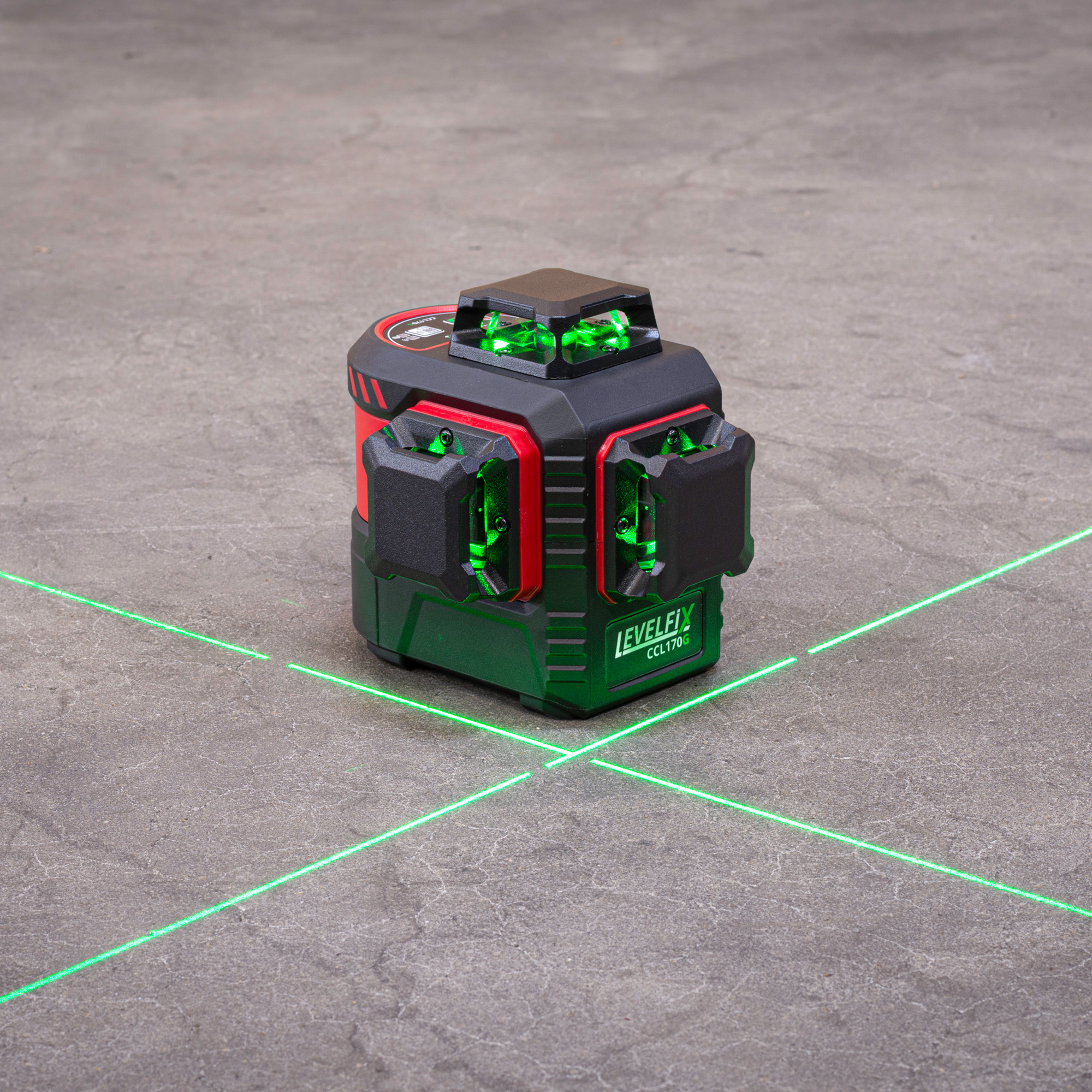 LEVELFIX CCL170G GROENE 3D MULTI LIJNLASER 3X 360° - Afbeelding 2