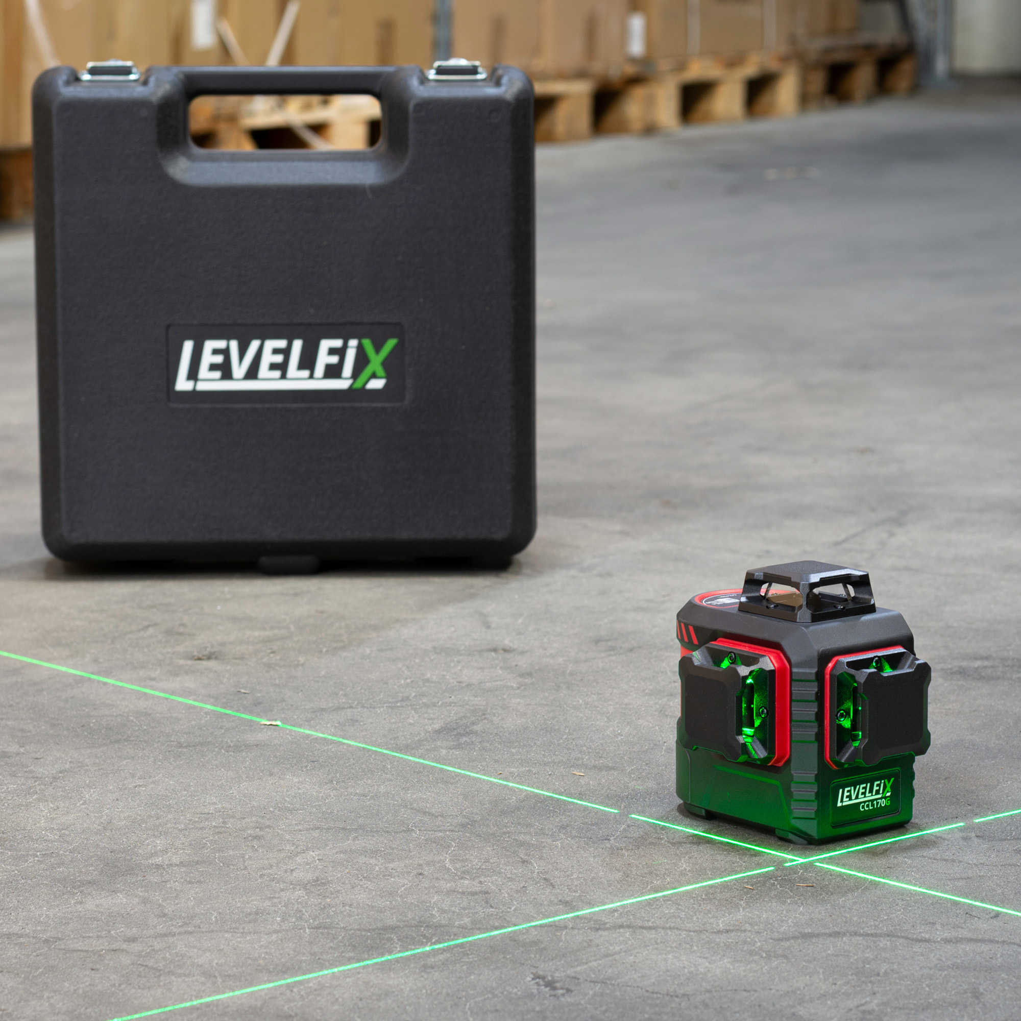 LEVELFIX CCL170G GROENE 3D MULTI LIJNLASER 3X 360° - Afbeelding 3