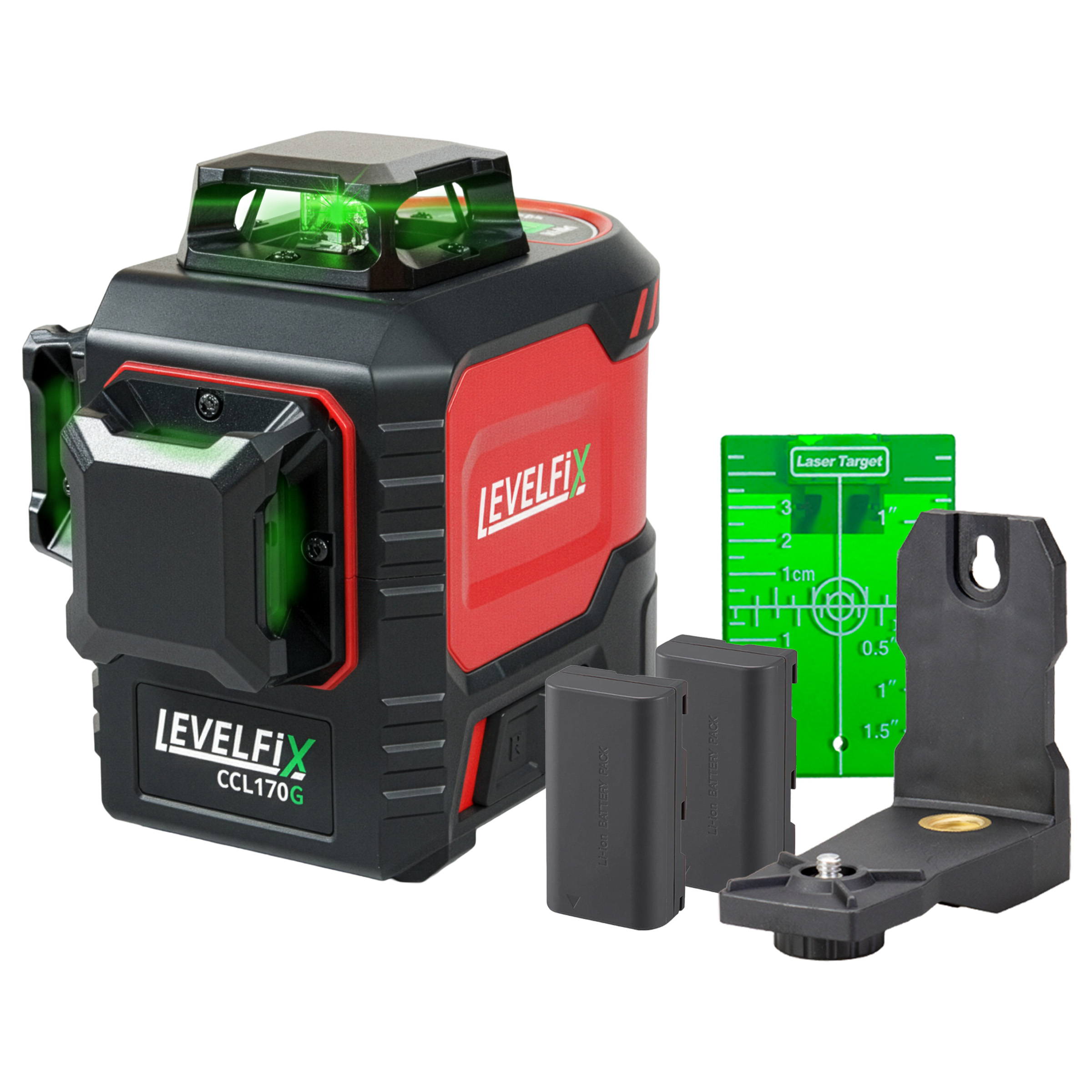 LEVELFIX CCL170G GROENE 3D MULTI LIJNLASER 3X 360° - Afbeelding 4